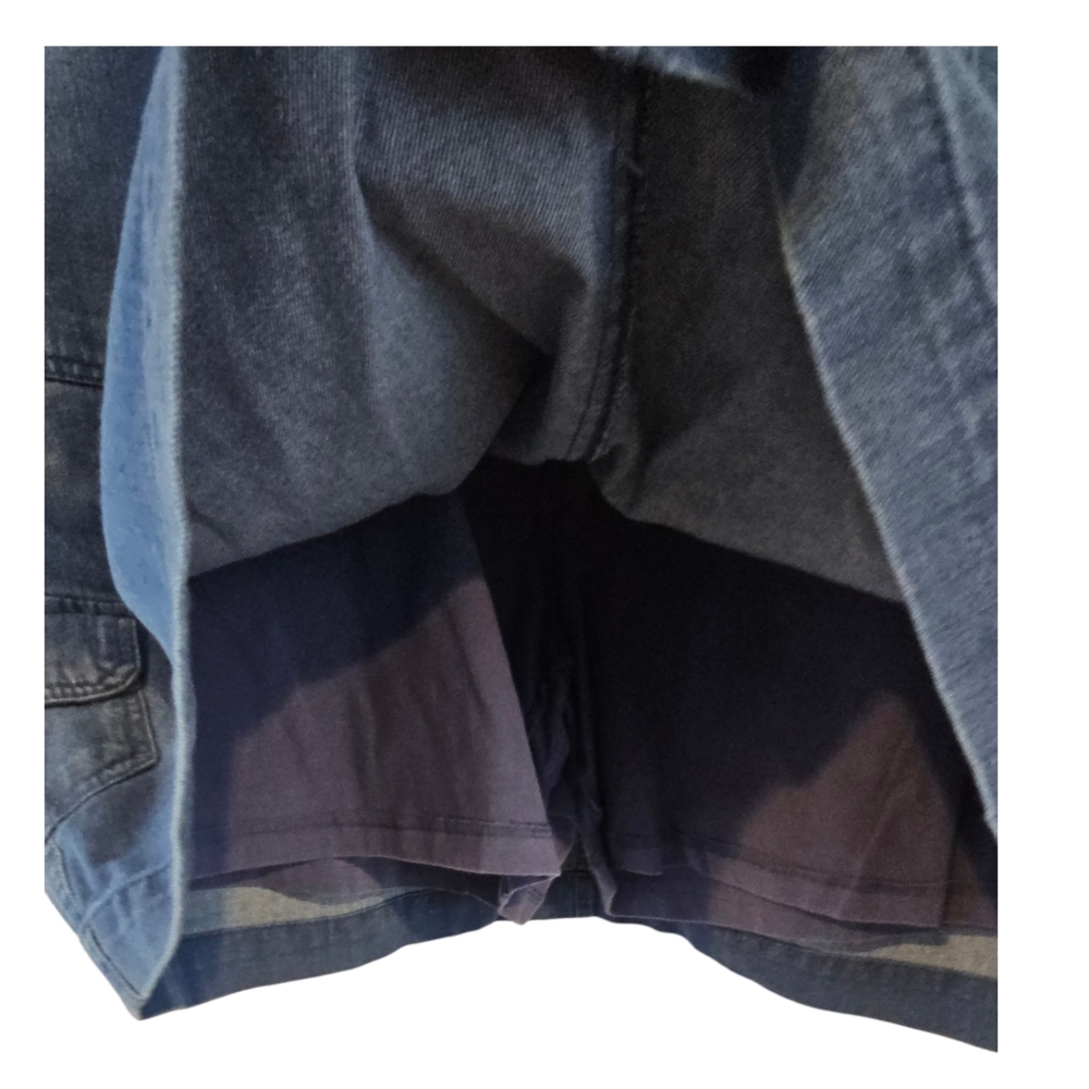 3/$25 Woman Within Size 22W Blue Skort - Picture 3 of 4